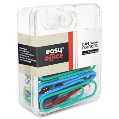 Imagem de CLIPS 50MM COLORIDO 100250 EASY OFFICE PT 35 UN