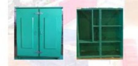 Imagem de ARMARIO ABRIGO EM PRF P/ EPI 1800 X 1550 X 700MM VERDE P/ USO GERAL
