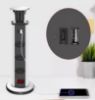Imagem de TOMADA TIPO TORRE DE EMBUTIR MULTIPLUG C/ 3 TOMADAS, USB + USB-C