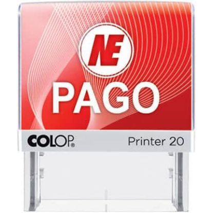 Imagem de CARIMBO AUTO-ENTINTADO C/PALAVRA PAGO NOVA ERA CX 1 UN