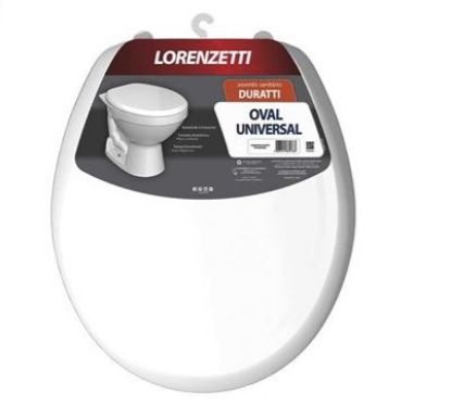 Imagem de ASSENTO SANITARIO EM POLIPROPILENO OVAL BRANCO