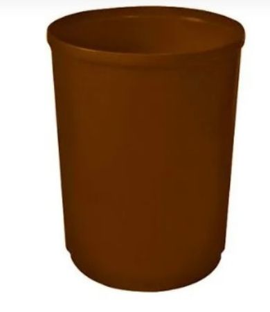 Imagem de LIXEIRA PLASTICA CONICA  13L S/ TAMPA MARROM