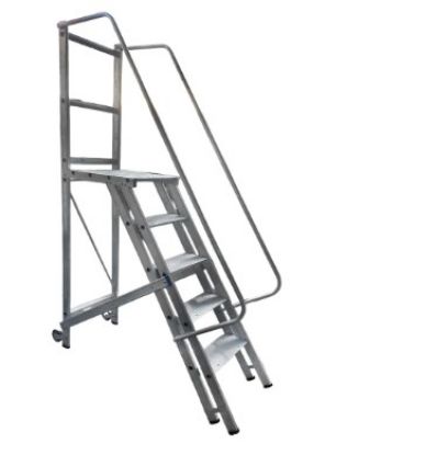 Imagem de ESCADA DE ALUMINIO TIPO PLATAFORMA 4 DEGRAUS