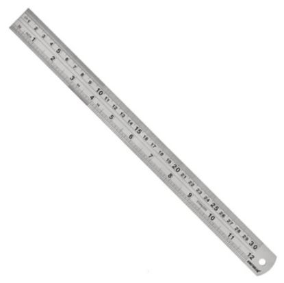 Imagem de ESCALA AÇO INOX(REGUA GRADUADA) 600MM 24" 600.006