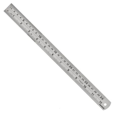 Imagem de ESCALA AÇO INOX(REGUA GRADUADA) 600MM 24" 600.006