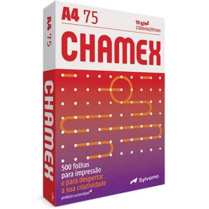 Imagem de PAPEL SULFITE A4, 75G, 210MMX297MM, CHAMEX - PT 500 FL