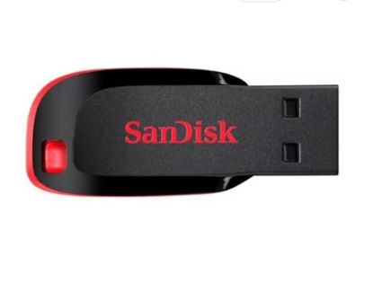 Imagem de PEN DRIVE 32GB USB CRUZER BLADE PRETO