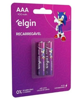Imagem de PILHA RECARREGAVEL AAA 900 MAH BLISTER C/ 02 UND