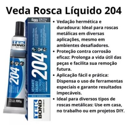 Imagem de VEDANTE LIQUIDO TK 204 100G SEMISSECATIVO