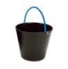Imagem de BALDE 12L MULTIUSO DE PLASTICO C/ ALCA METALICA PRETO