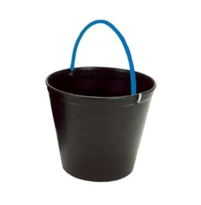 Imagem de BALDE 12L MULTIUSO DE PLASTICO C/ ALCA METALICA PRETO