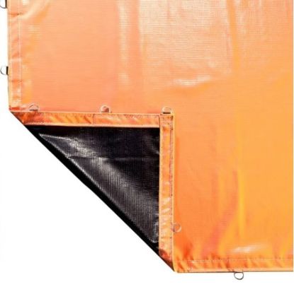 Imagem de LONA DE PVC 11 X 8,0M LARANJA E PRETA