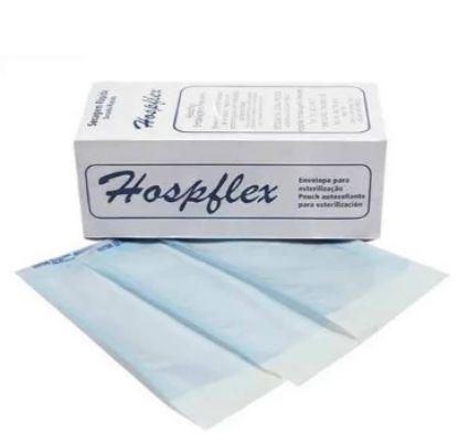 Imagem de ENVELOPE P/ ESTERILIZACAO 9 X 24,5CM AUTO SELANTE 200UNID