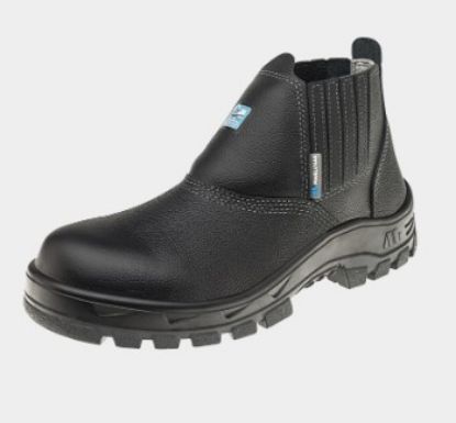 Imagem de BOTA C/ ELASTICO N 39 COR PRETA C/ BICO E PALMILHA DE COMPOSITE CA 25812  SB/P/E/CR/WRU/FO/SRC