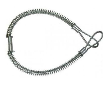 Imagem de CABO DE SEGURANCA ANTI-CHICOTEAMENTO PARA MANGUEIRA  1/8 a 2 1/2 COMPRIMENTO  75 CM  1/8 ACO INOX 316