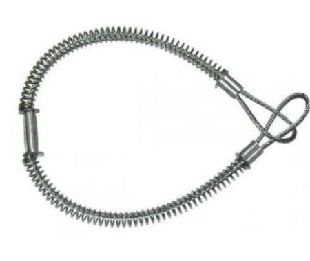 Imagem de CABO DE SEGURANCA ANTI-CHICOTEAMENTO PARA MANGUEIRA  1/8 a 2 1/2 COMPRIMENTO  75 CM  1/8 ACO INOX 316