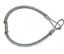 Imagem de CABO DE SEGURANCA ANTI-CHICOTEAMENTO PARA MANGUEIRA  1/8 a 2 1/2 COMPRIMENTO  75 CM  1/8 ACO INOX 316