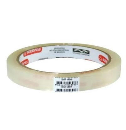 Imagem de FITA ADESIVA QUALITAPE TRANSPARENTE 12MM X 50M