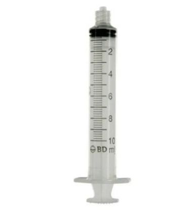 Imagem de SERINGA DESCARTAVEL LUER LOCK S/ AGULHA 10ML PLASTIPAK