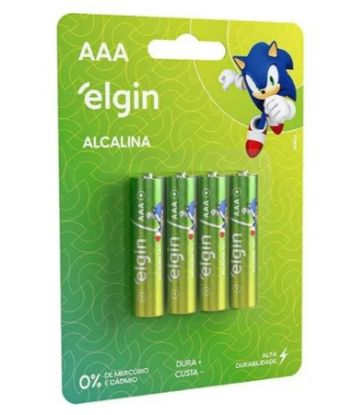Imagem de PILHA ALCALINA  AAA 1,5V BLISTER C/ 04 UND
