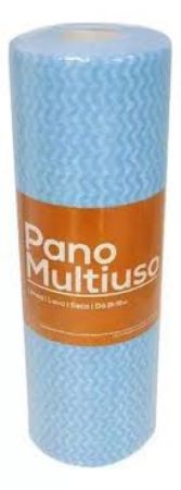 Imagem de PANO MULTIUSO ROLO 30CM X 30M AZUL