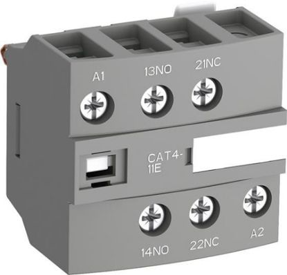 Imagem de CONTATOS AUXILIARES FRONTAL 2 POLOS E TERMINAIS P/ BOBINA CAT4-11E 1 NA + 1 NF LINHA AF