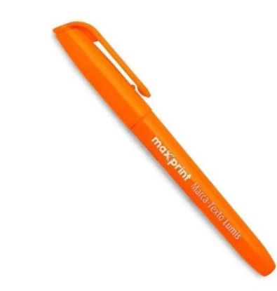 Imagem de CANETA MARCA TEXTO LUMIS LARANJA PONTA 4,0MM
