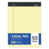 Imagem de BLOCO PAPEL A4 AMARELO LEGAL PAD COM 50 FOLHAS - SPIRAL UN 1 BL