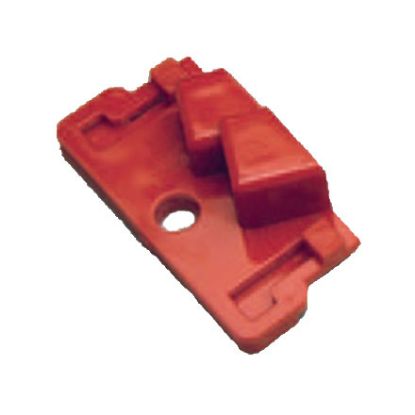 Imagem de BLOQUEIO DE DISJ UNTOR MONOPOLAR 5,71 X 2,03 X 2,79 CM VERMELHO