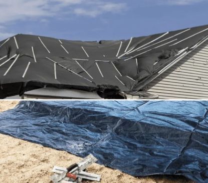 Imagem de LONA / FILME PLASTICO PRETO  37,5 MICRAS 4MX1M