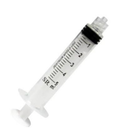 Imagem de SERINGA HIPODERMICA ESTERIL LUER LOCK S/ AGULHA 5ML