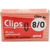 Imagem de CLIPS NÚMERO 8/0 GALVANIZADO, CAIXA COM 25 UNIDADES, SPIRAL - PT 1 UN