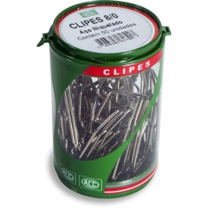 Imagem de CLIPS NR.8/0 NIQUELADO POTEPLAST ACC PO 50 UN
