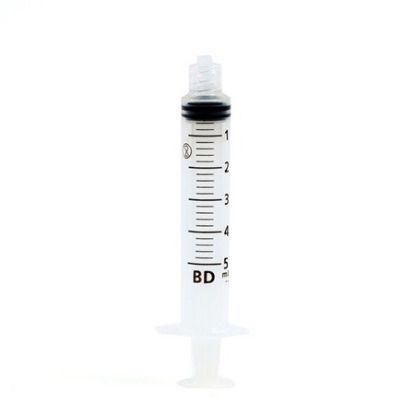 Imagem de SERINGA DESCARTAVEL 5ML LUER LOCK S/ AGULHA BICO ROSCAVEL