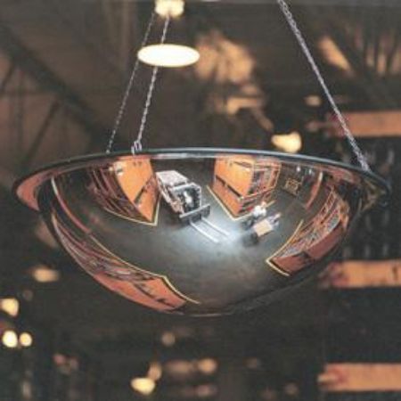 Imagem de ESPELHO CONVEXO ESFERICO DE SEGURANCA 360° DE TETO 45 CM