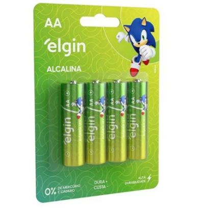 Imagem de PILHA ALCALINA  AA BLISTER C/ 04 UND