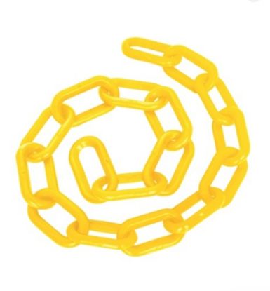 Imagem de CORRENTE ELO P ( 37 X 20 X 5MM ) - AMARELO -