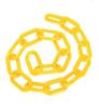 Imagem de CORRENTE ELO P ( 37 X 20 X 5MM ) - AMARELO -