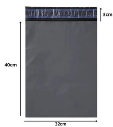Imagem de ENVELOPE DE SEGURANCA CINZA 32X40