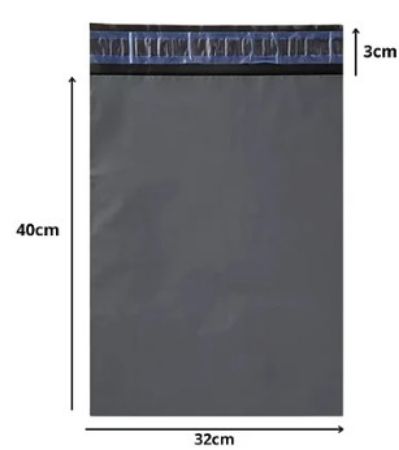 Imagem de ENVELOPE DE SEGURANCA CINZA 32X40
