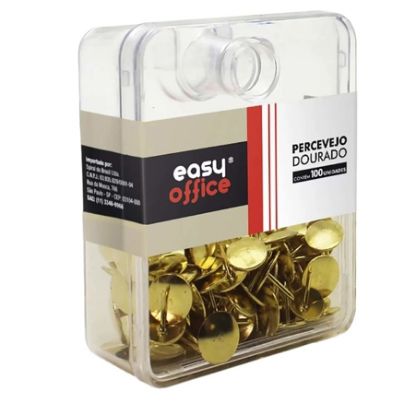 Imagem de PERCEVEJO 9,5MM DOURADO 100304S EASY OFFICE PT 100 UN