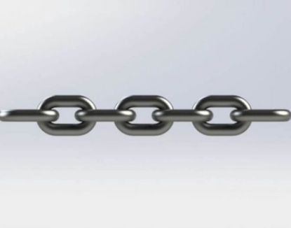 Imagem de CORRENTE GALVANIZADA 22,2 MM X 80 MM X  133MM  NBR 15293