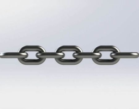 Imagem de CORRENTE GALVANIZADA 22,2 MM X 80 MM X  133MM  NBR 15293