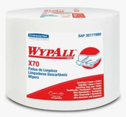 Imagem de TOALHA ABSORVENTE ROLO WYPALL X70 JUMBO ROLL C/ 750 PANOS KIMBERLY CLARK