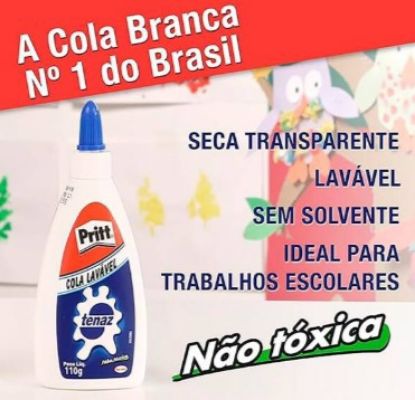 Imagem de COLA BRANCA LIQUIDA LAVAVEL 35G TENAZ