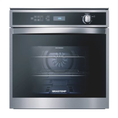 Imagem de FORNO DE EMBUTIR A GAS 78 LITROS COR INOX COM CONVECCAO E TERMOMETRO MEAT CONTROL 220V