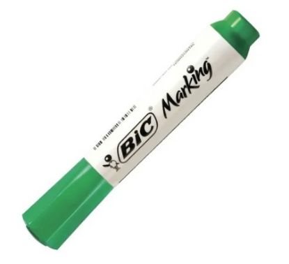 Imagem de PINCEL MARCADOR QUADRO BRANCO MARKING VERDE RECARREGAVEL PONTA REDONDA DE 2.0MM