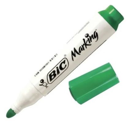Imagem de PINCEL MARCADOR QUADRO BRANCO MARKING VERDE RECARREGAVEL PONTA REDONDA DE 2.0MM