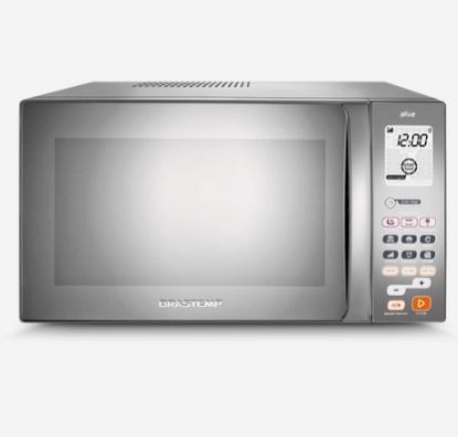 Imagem de MICRO-ONDAS 38 LITROS COR INOX ESPELHADO COM GRILL 220V