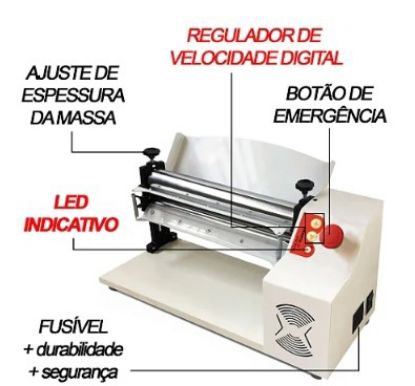Imagem de CILINDRO ELETRICO CROMADO COM REGULADOR DE VELOCIDADE 400MM X 57MM 1/3CV 50/60 HZ